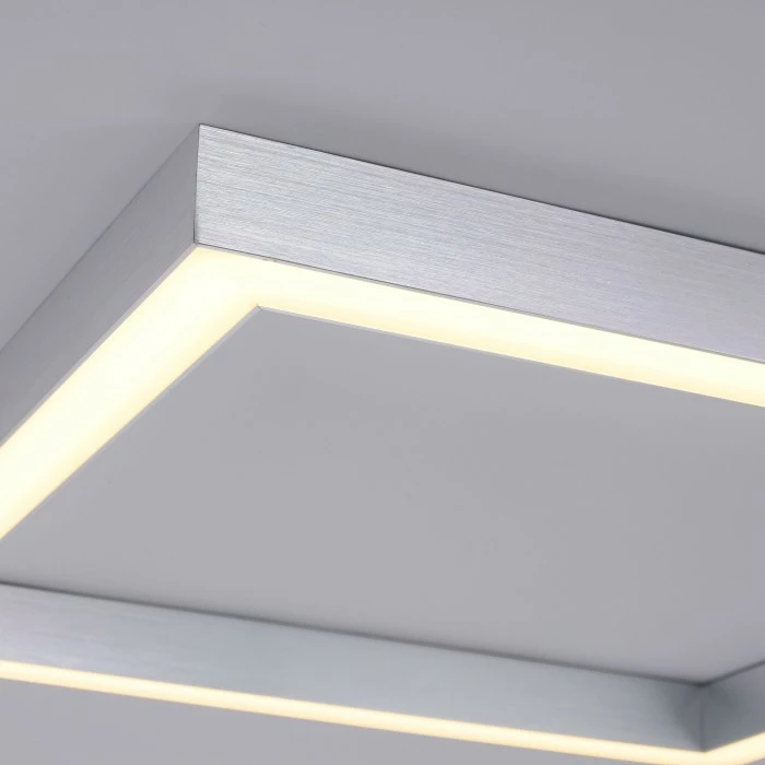Paul Neuhaus Leuchten Paul Neuhaus PURE-LINES Deckenleuchte LED Aluminium, 1-flammig, Fernbedienung – Bild 9