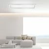 Paul Neuhaus Leuchten Paul Neuhaus PURE-LINES Deckenleuchte LED Aluminium, 1-flammig, Fernbedienung