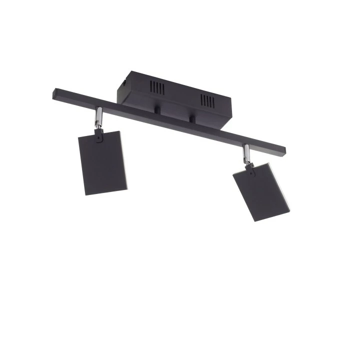 Paul Neuhaus Leuchten Paul Neuhaus PURE-MIRA Deckenleuchte LED Schwarz, 2-flammig, Fernbedienung – Bild 8