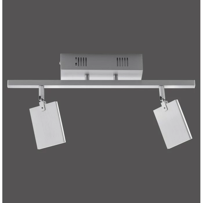 Paul Neuhaus Leuchten Paul Neuhaus PURE-MIRA Deckenleuchte LED Aluminium, 2-flammig, Fernbedienung