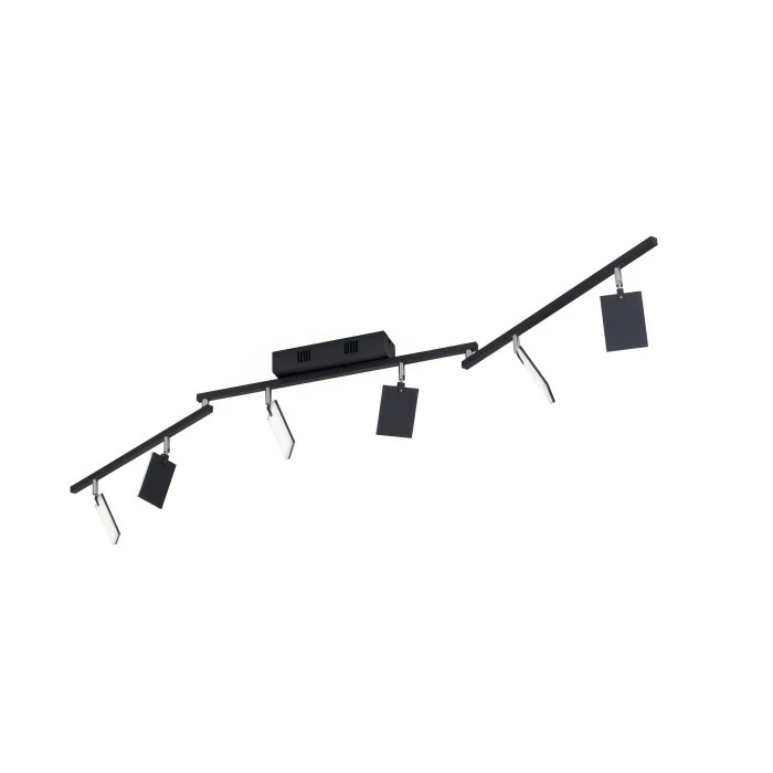 Paul Neuhaus Leuchten Paul Neuhaus PURE-MIRA Deckenleuchte LED Schwarz, 6-flammig, Fernbedienung – Bild 11