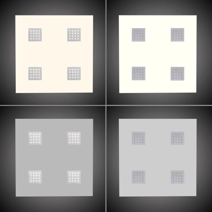 Paul Neuhaus Leuchten Paul Neuhaus PURE-NEO Deckenleuchte LED Aluminium, 4-flammig, Fernbedienung – Bild 14