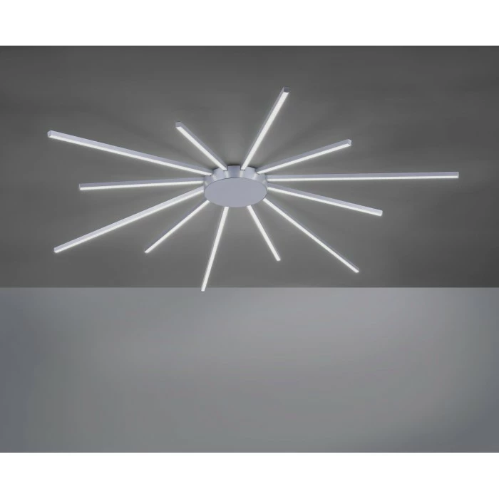 Paul Neuhaus Q-Serie Paul Neuhaus Q-SUNSHINE Deckenleuchte LED Aluminium, 12-flammig, Fernbedienung – Bild 4