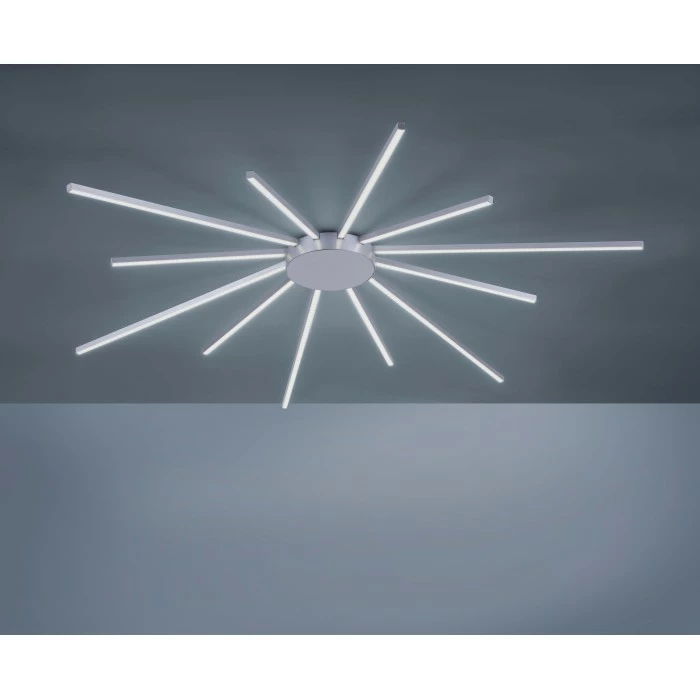 Paul Neuhaus Q-Serie Paul Neuhaus Q-SUNSHINE Deckenleuchte LED Aluminium, 12-flammig, Fernbedienung – Bild 9