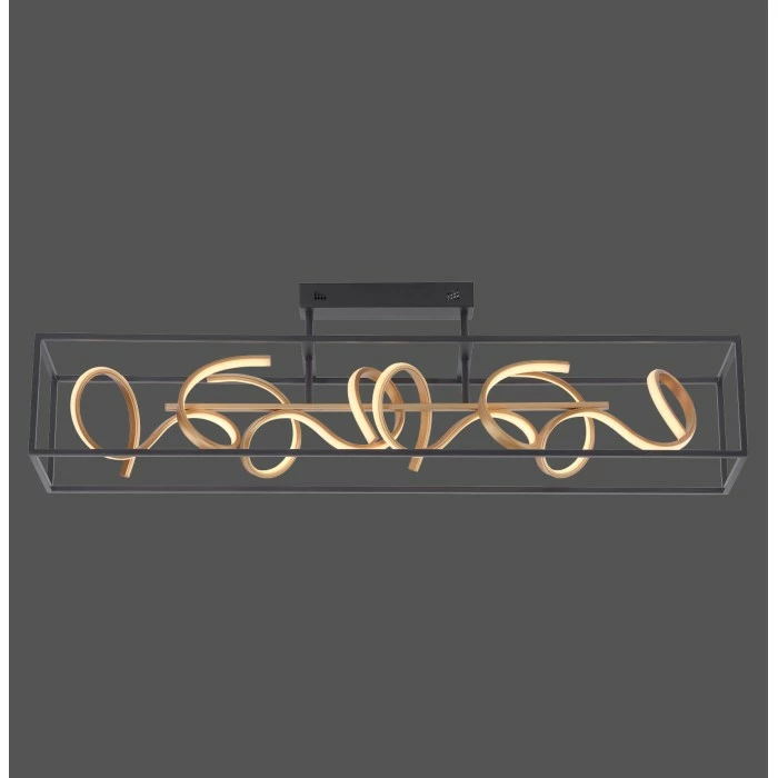 Paul Neuhaus Leuchten Paul Neuhaus SELINA Deckenleuchte LED Schwarz, 4-flammig – Bild 2