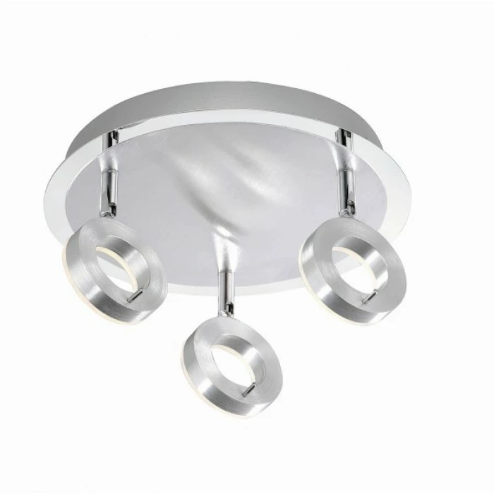 Paul Neuhaus Leuchten Paul Neuhaus SILEDA Deckenleuchte Aluminium, 3-flammig