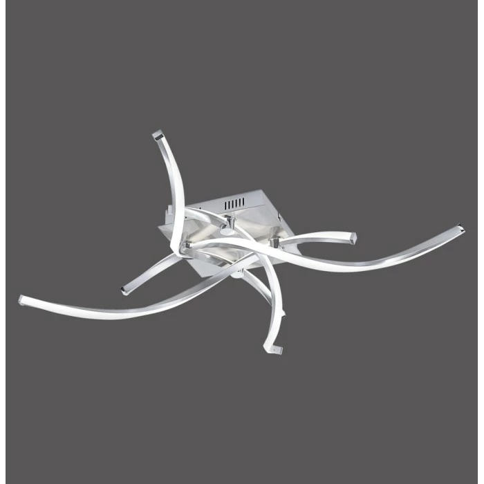 Paul Neuhaus Leuchten Paul Neuhaus Wellington Deckenleuchte LED Aluminium, 4-flammig