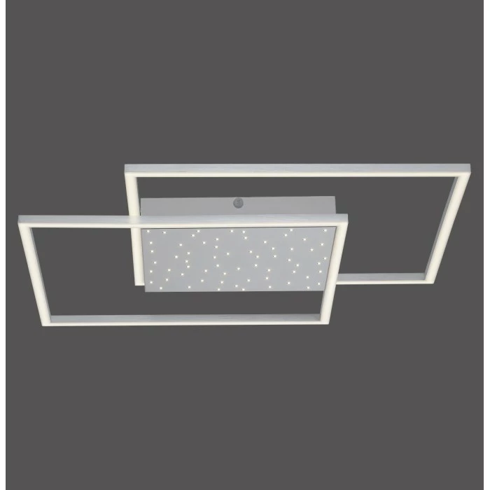 Paul Neuhaus Leuchten Paul Neuhaus YUKI Deckenleuchte LED Stahl gebürstet, 3-flammig, Fernbedienung – Bild 12