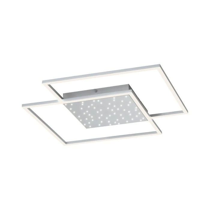 Paul Neuhaus Leuchten Paul Neuhaus YUKI Deckenleuchte LED Stahl gebürstet, 3-flammig, Fernbedienung – Bild 6