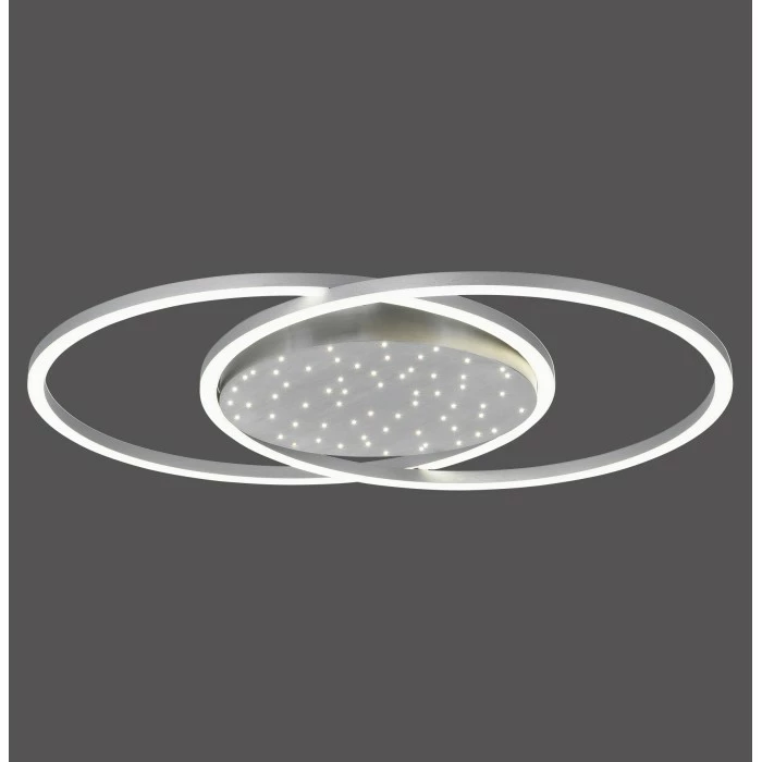 Paul Neuhaus Leuchten Paul Neuhaus YUKI Deckenleuchte LED Stahl gebürstet, 3-flammig, Fernbedienung – Bild 11