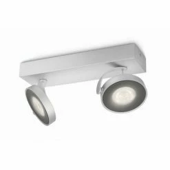 Philips Leuchten Philips Clockwork Deckenleuchte LED Chrom, 2-flammig