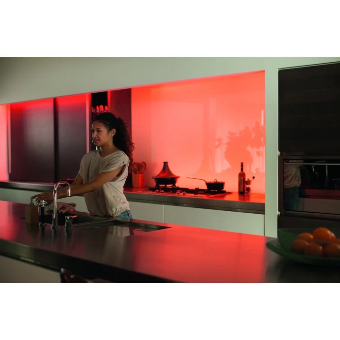 Philips Leuchten Philips Hue Ambiance White & Color Lightstrip Plus Basis-Set LED, 1-flammig, Farbwechsler – Bild 5