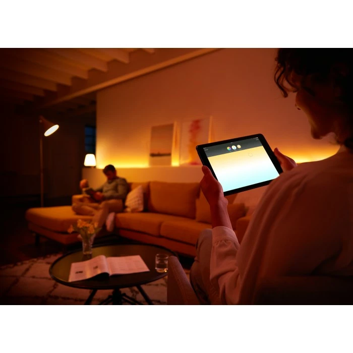 Philips Leuchten Philips Hue Ambiance White & Color Lightstrip Plus Basis-Set LED, 1-flammig, Farbwechsler – Bild 7