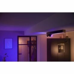 Philips Leuchten Philips HUE Centris Deckenleuchte LED Schwarz, 1-flammig, Farbwechsler