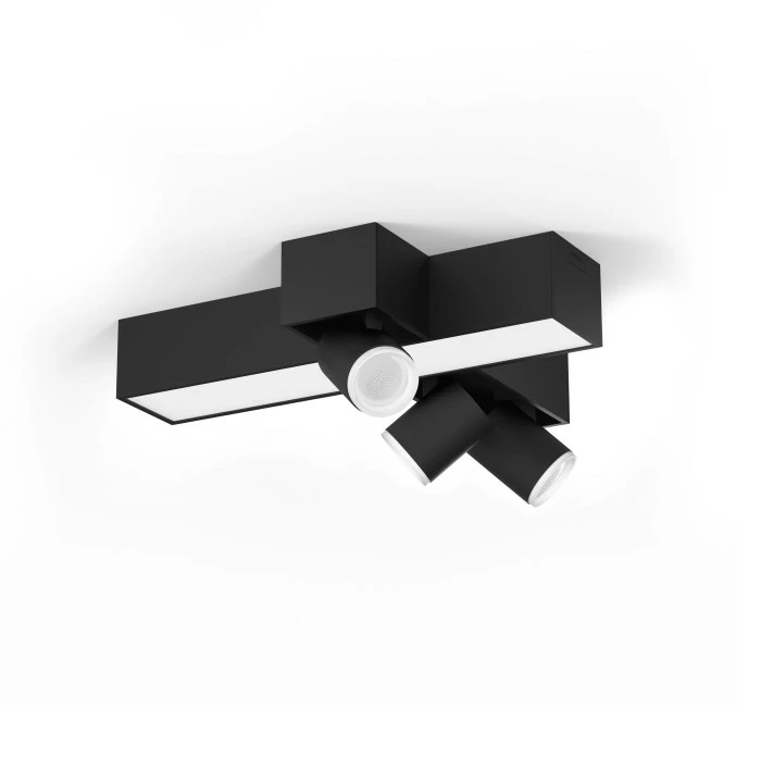 Philips Leuchten Philips HUE Centris Deckenleuchte LED Schwarz, 1-flammig, Farbwechsler – Bild 2