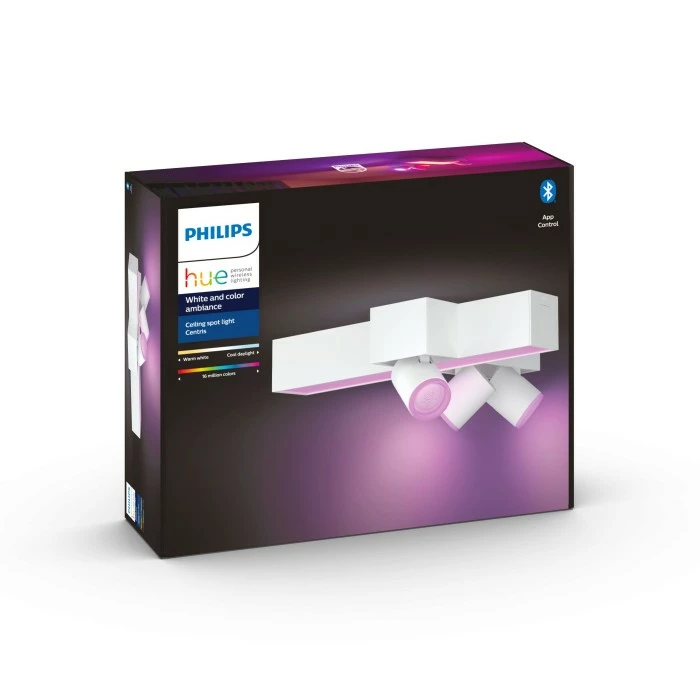 Philips Leuchten Philips HUE Centris Deckenleuchte LED Weiß, 1-flammig, Farbwechsler – Bild 4