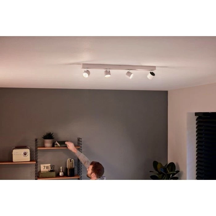 Philips Leuchten Philips Star Deckenleuchte LED Weiß, 4-flammig – Bild 2