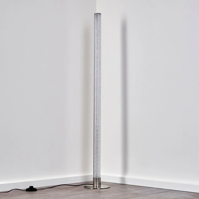 Hofstein Pipe RGB Stehlampe LED Nickel-Matt, 1-flammig, Fernbedienung, Farbwechsler – Bild 11