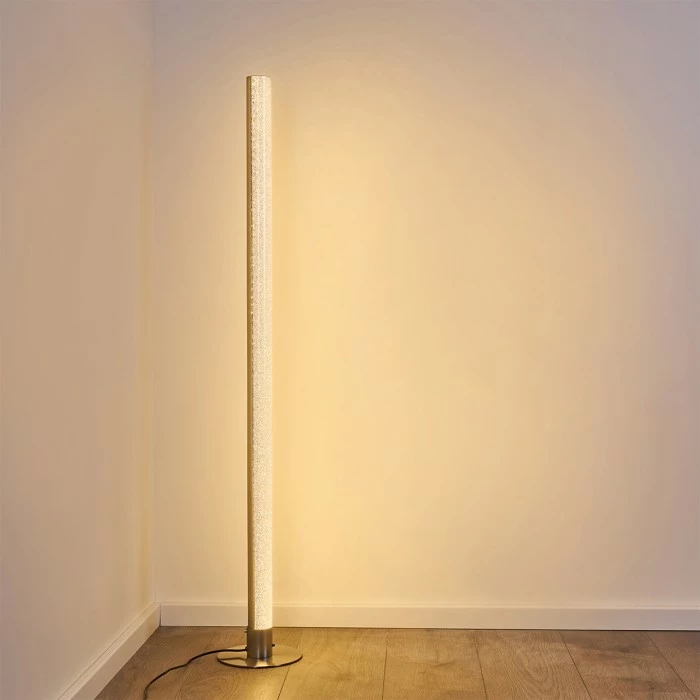 Hofstein Pipe RGB Stehlampe LED Nickel-Matt, 1-flammig, Fernbedienung, Farbwechsler – Bild 18