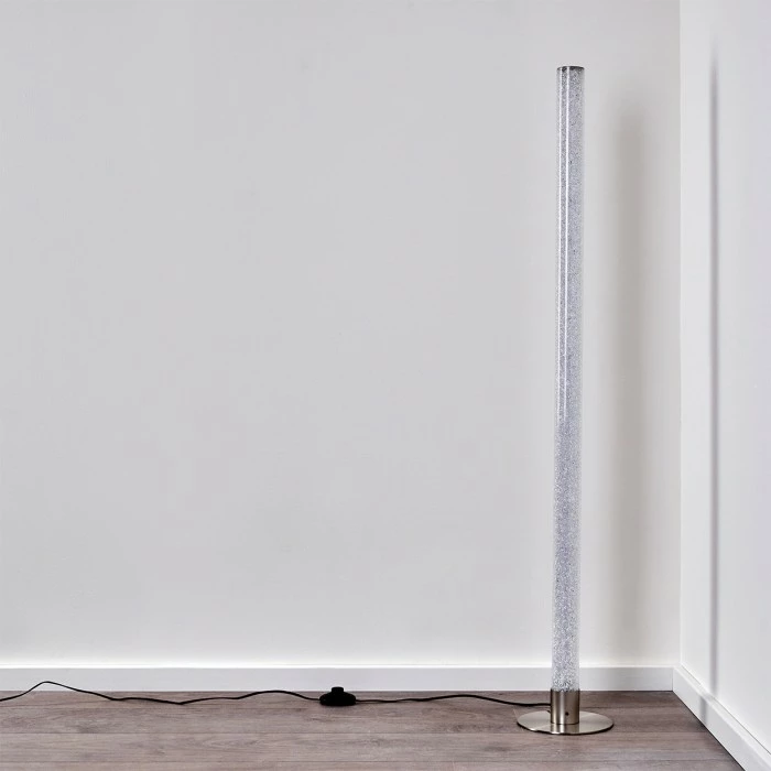 Hofstein Pipe RGB Stehlampe LED Nickel-Matt, 1-flammig, Fernbedienung, Farbwechsler – Bild 22