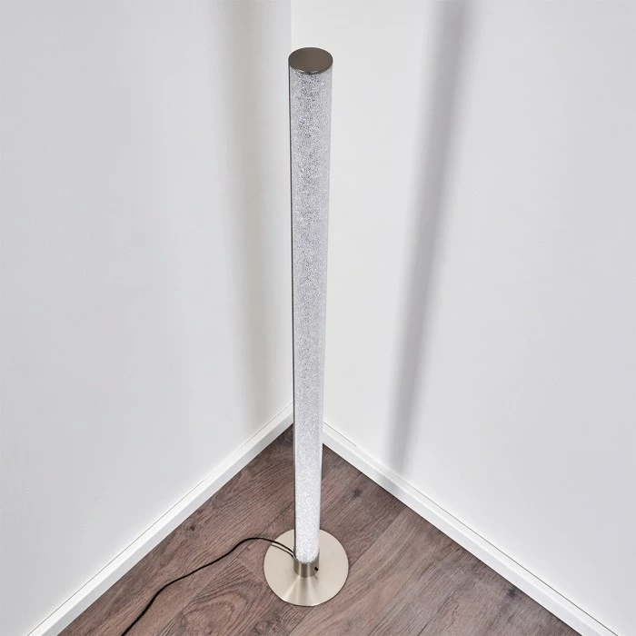 Hofstein Pipe RGB Stehlampe LED Nickel-Matt, 1-flammig, Fernbedienung, Farbwechsler – Bild 7