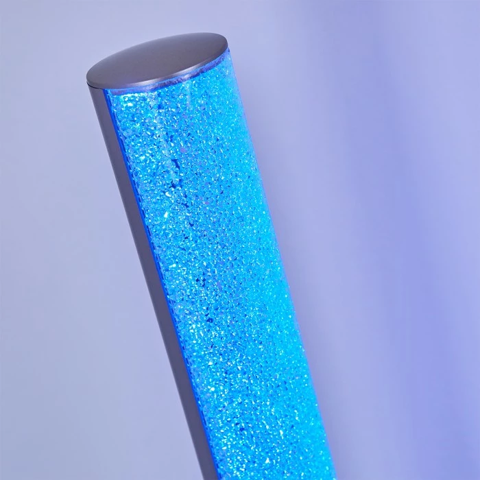 Hofstein Pipe RGB Stehlampe LED Nickel-Matt, 1-flammig, Fernbedienung, Farbwechsler – Bild 10