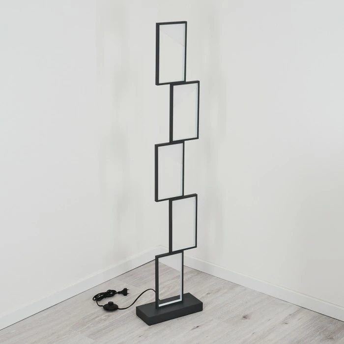 Hofstein Pitasch Stehleuchte LED Schwarz, 1-flammig – Bild 5