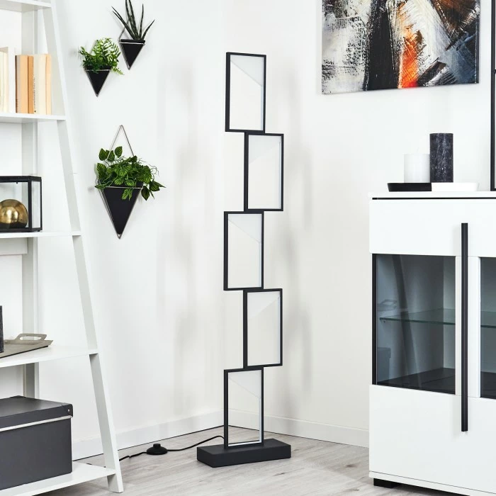 Hofstein Pitasch Stehleuchte LED Schwarz, 1-flammig – Bild 10