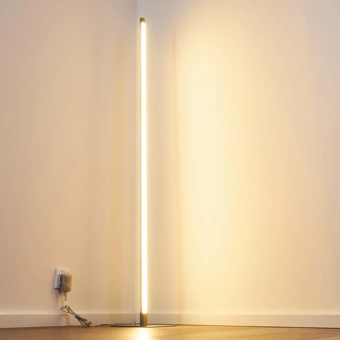 Hofstein Playa Stehleuchte LED Nickel-Matt, 1-flammig – Bild 3