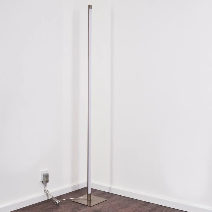 Hofstein Playa Stehleuchte LED Nickel-Matt, 1-flammig – Bild 5