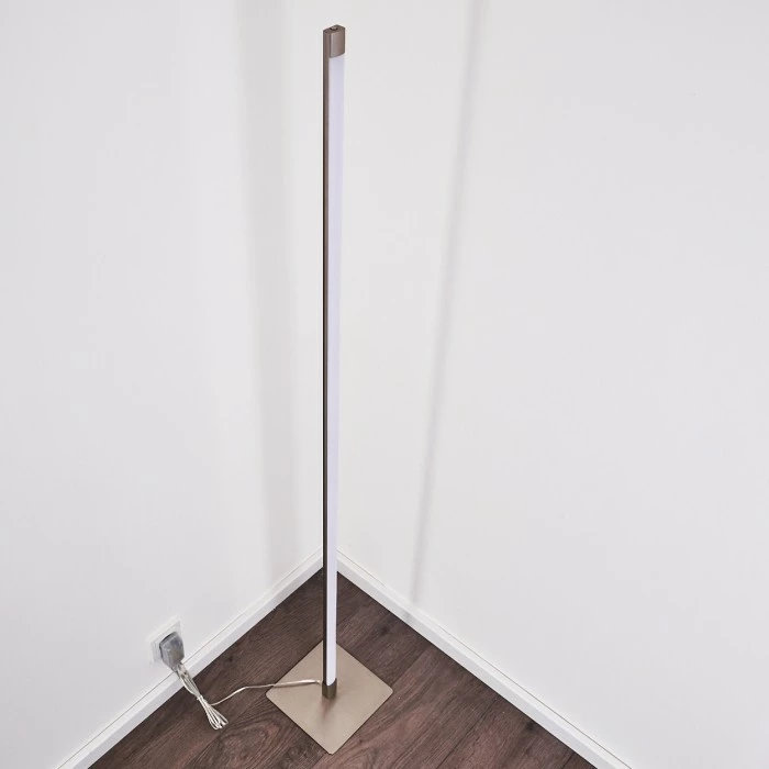 Hofstein Playa Stehleuchte LED Nickel-Matt, 1-flammig – Bild 7