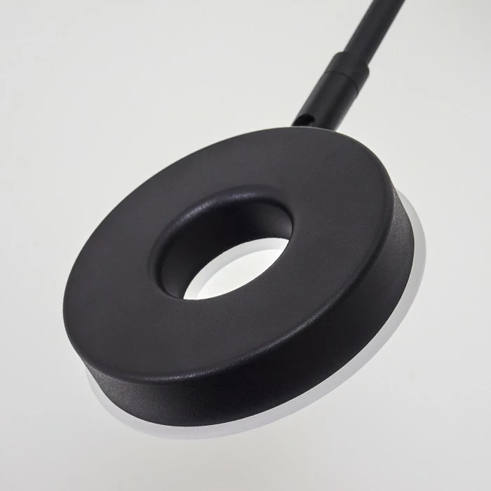 Hofstein Rabeja Deckenfluter LED Schwarz, 2-flammig – Bild 3