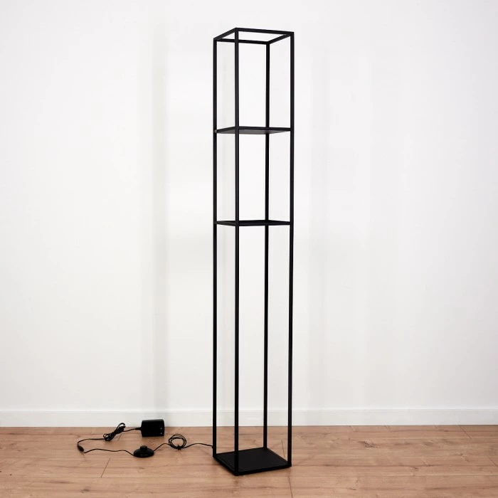 Hofstein Ranquile Stehleuchte LED Schwarz, 4-flammig – Bild 5