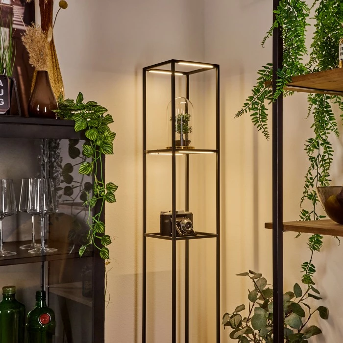 Hofstein Ranquile Stehleuchte LED Schwarz, 4-flammig – Bild 7