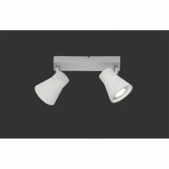 Reality ANTONY Deckenleuchte LED Grau, 2-flammig