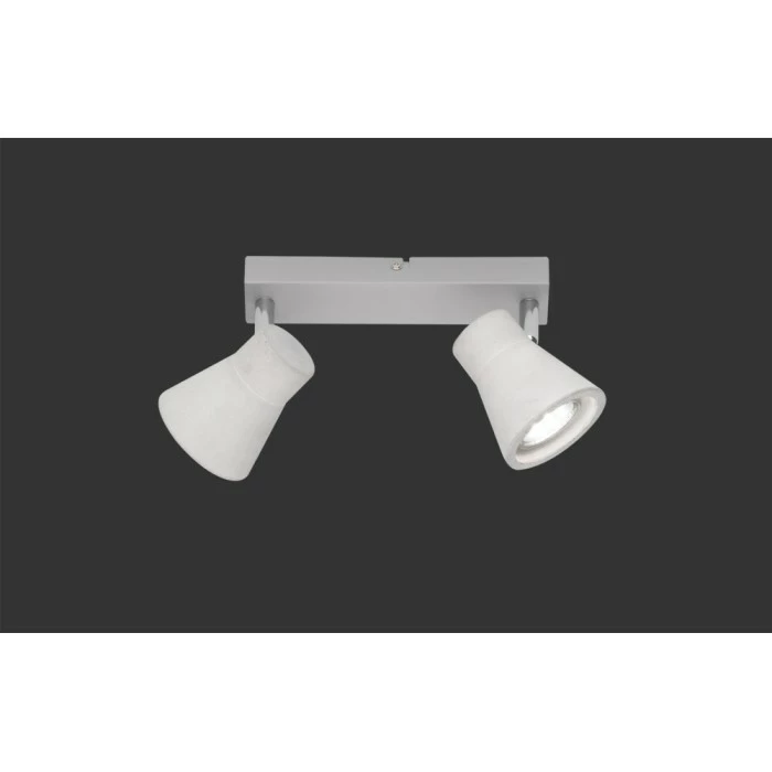 Reality ANTONY Deckenleuchte LED Grau, 2-flammig