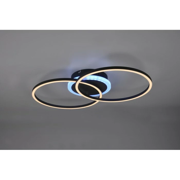 Reality Arribo Deckenleuchte LED Schwarz, 3-flammig, Fernbedienung, Farbwechsler – Bild 3