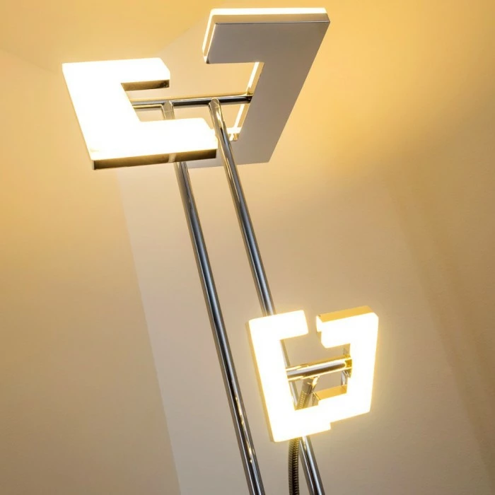 Reality Avignon Deckenfluter LED Chrom, 2-flammig – Bild 4