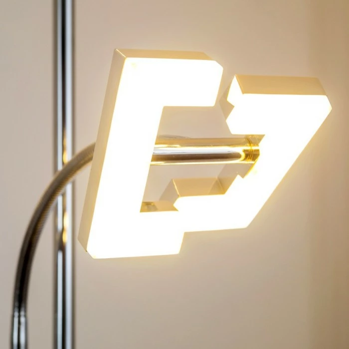 Reality Avignon Deckenfluter LED Chrom, 2-flammig – Bild 5