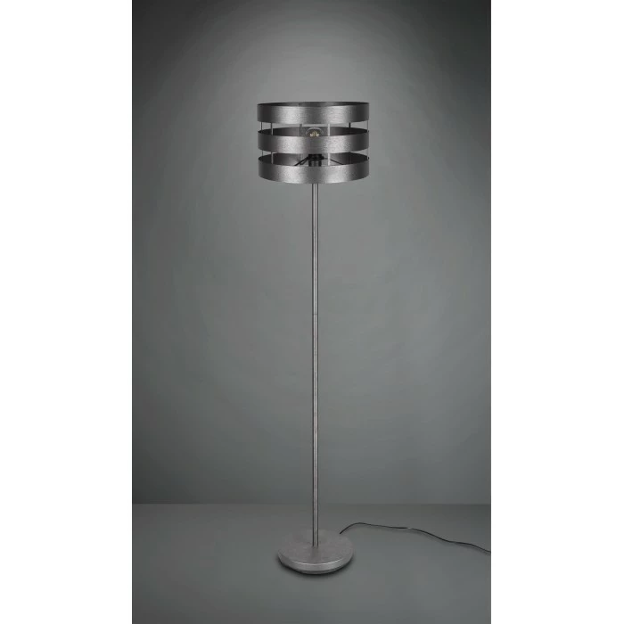 Reality Duncan Stehleuchte LED Nickel-Matt, Dunkelbraun, 1-flammig – Bild 2