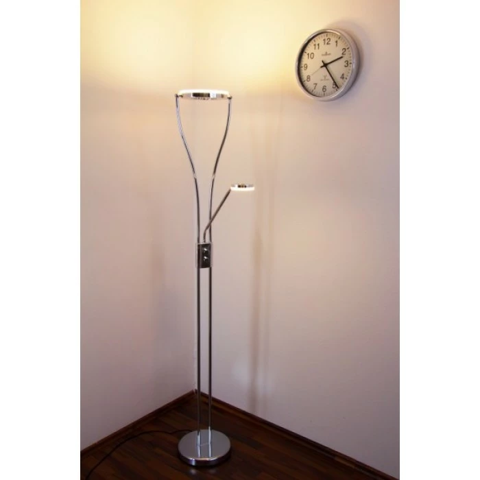 Reality RENNES Deckenfluter LED Chrom, 2-flammig – Bild 3