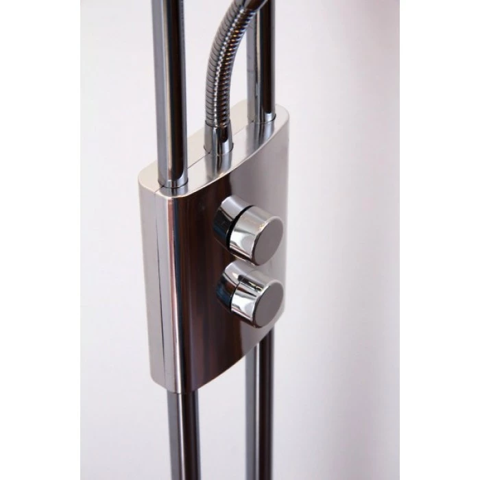 Reality RENNES Deckenfluter LED Chrom, 2-flammig – Bild 5