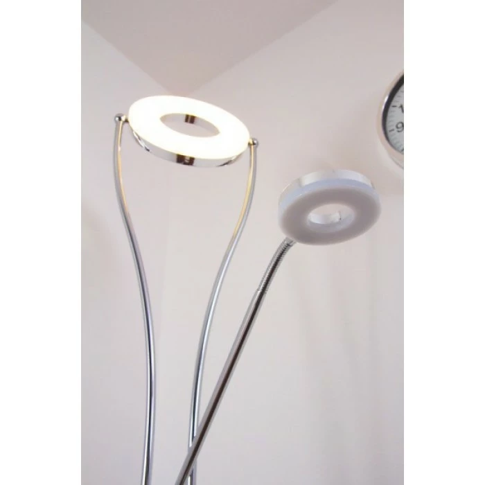 Reality RENNES Deckenfluter LED Chrom, 2-flammig – Bild 10