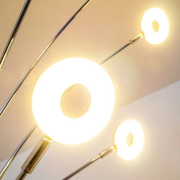 Reality RENNES Stehleuchte LED Chrom, 5-flammig – Bild 3