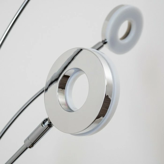 Reality RENNES Stehleuchte LED Chrom, 5-flammig – Bild 4