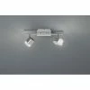 Reality ROUBAIX Deckenstrahler LED Nickel-Matt, 2-flammig