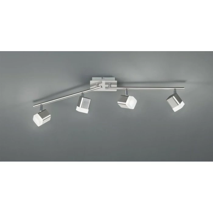 Reality ROUBAIX Strahler LED Nickel-Matt, 4-flammig