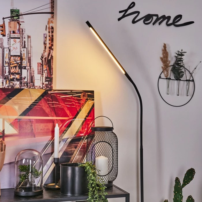 Hofstein Reuland Stehleuchte LED Schwarz, 1-flammig – Bild 7