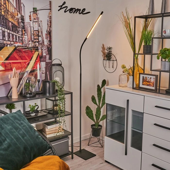 Hofstein Reuland Stehleuchte LED Schwarz, 1-flammig – Bild 9