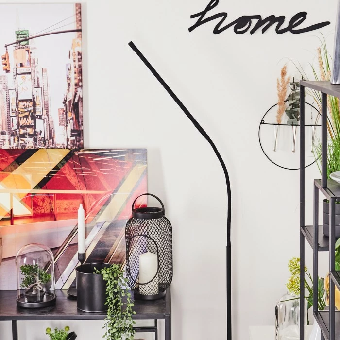 Hofstein Reuland Stehleuchte LED Schwarz, 1-flammig – Bild 10